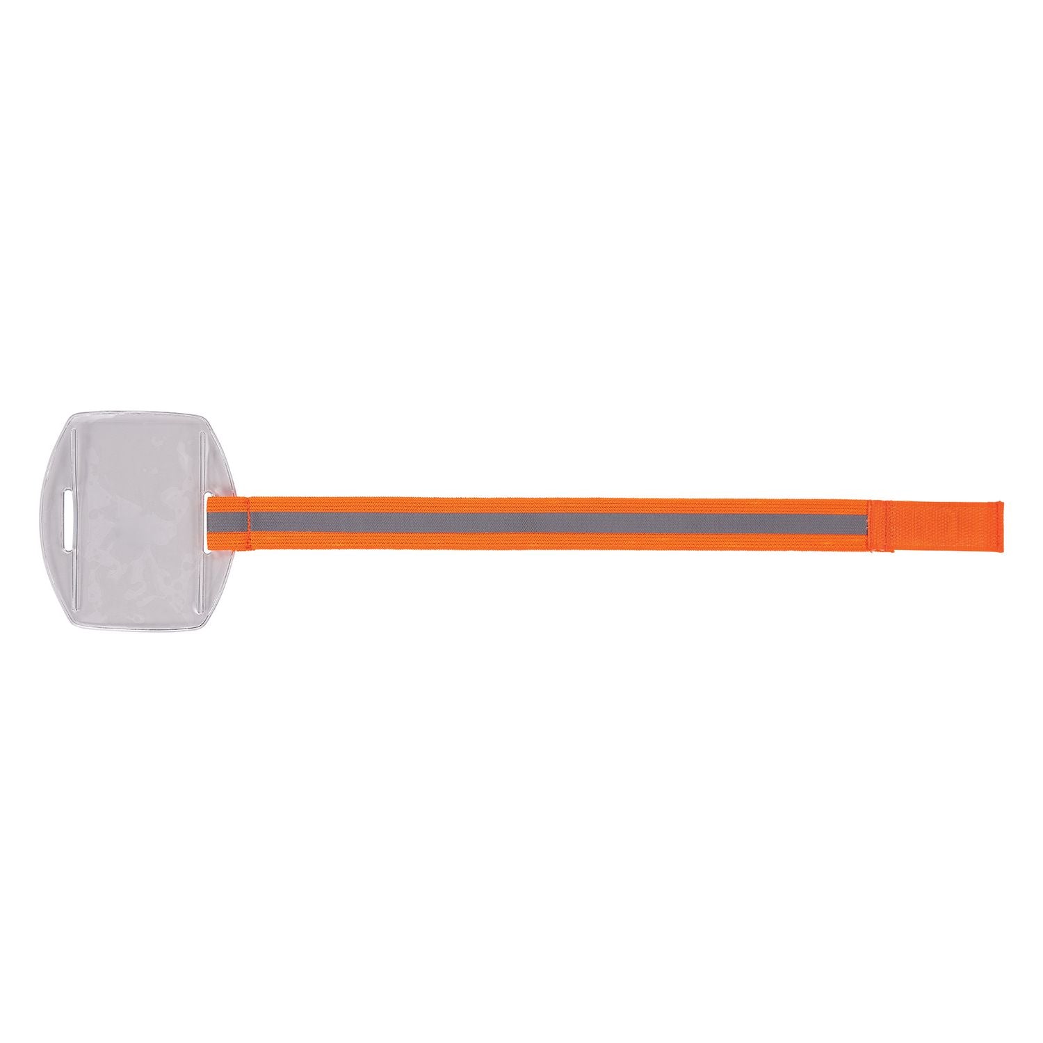 ergodyne Squids 3386 Arm Band ID/Badge Holder, Vertical, Hi-Vis Orange, 3.75 x 4.25 Holder, 2.5 x 4 Insert, 10/Pack (19976)