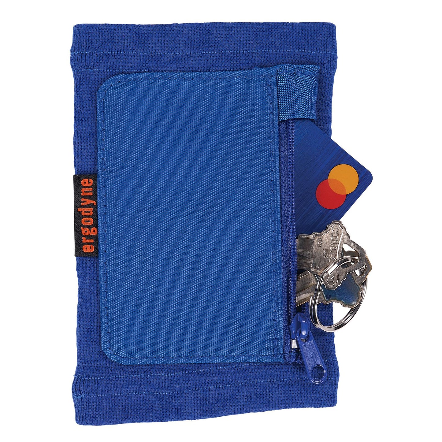 ergodyne Squids 3388 Wrist ID/Badge Holder, Vertical, Blue, 3.5 x 5.5 Holder, 2.75 x 3.75 Insert (19963)