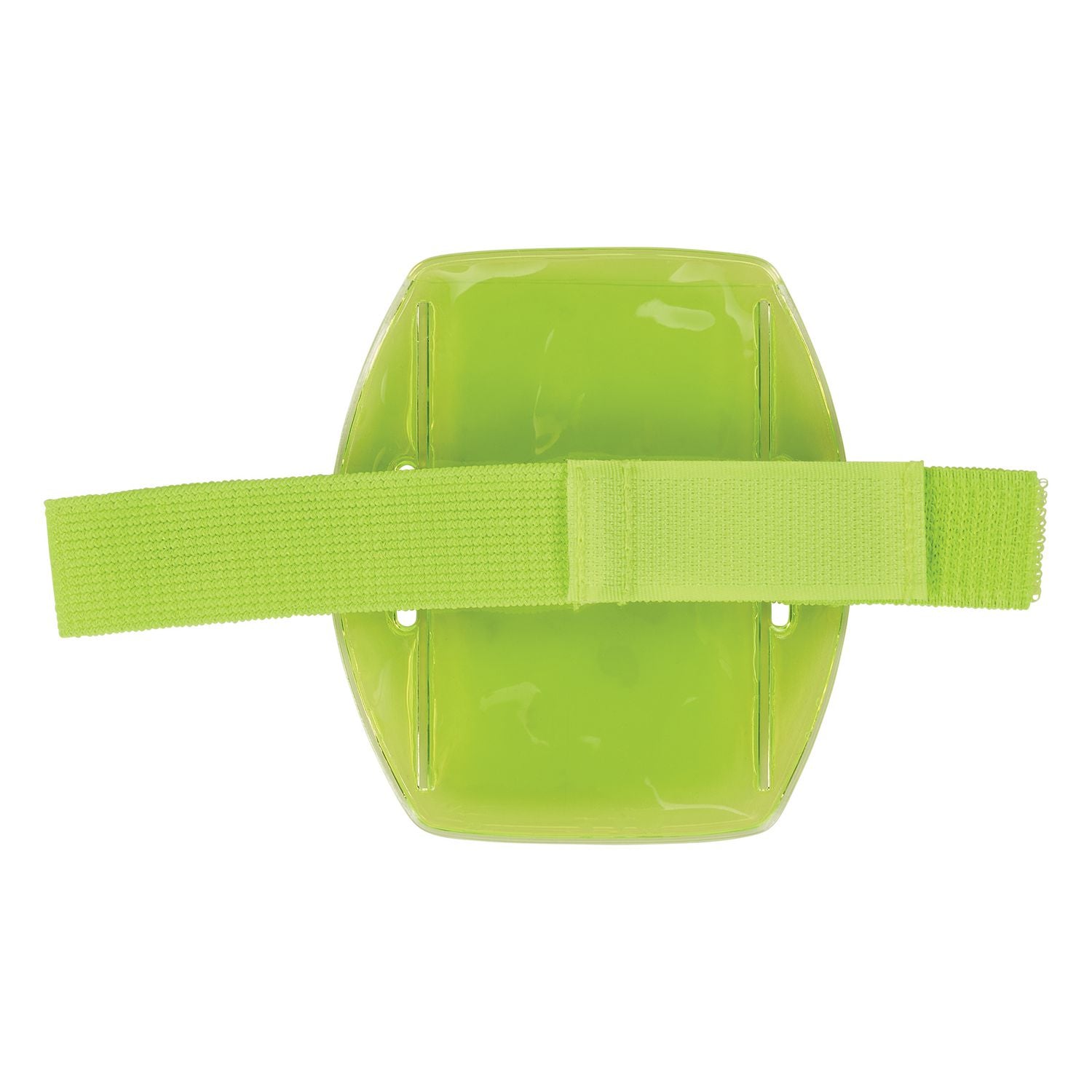 ergodyne Squids 3386 Arm Band ID/Badge Holder, Vertical, Lime, 3.75 x 4.25 Holder, 2.5 x 4 Insert, 10/Pack (19970)