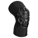 ergodyne ProFlex 550 Padded Knee Sleeves with 3-Layer Foam Cap, Slip-On, Medium/Large, Black, Pair (18551)