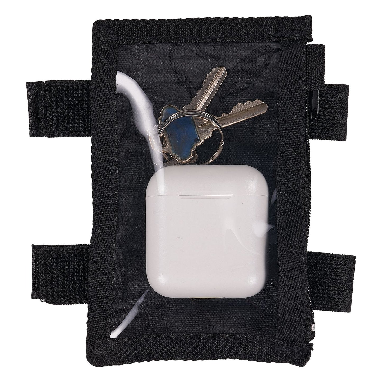 ergodyne Squids 3387 Dual Band Arm ID/Badge Holder with Zipper, Vertical, Black, 3.75 x 5.75 for 2.75 x 4.75 Insert (19959)