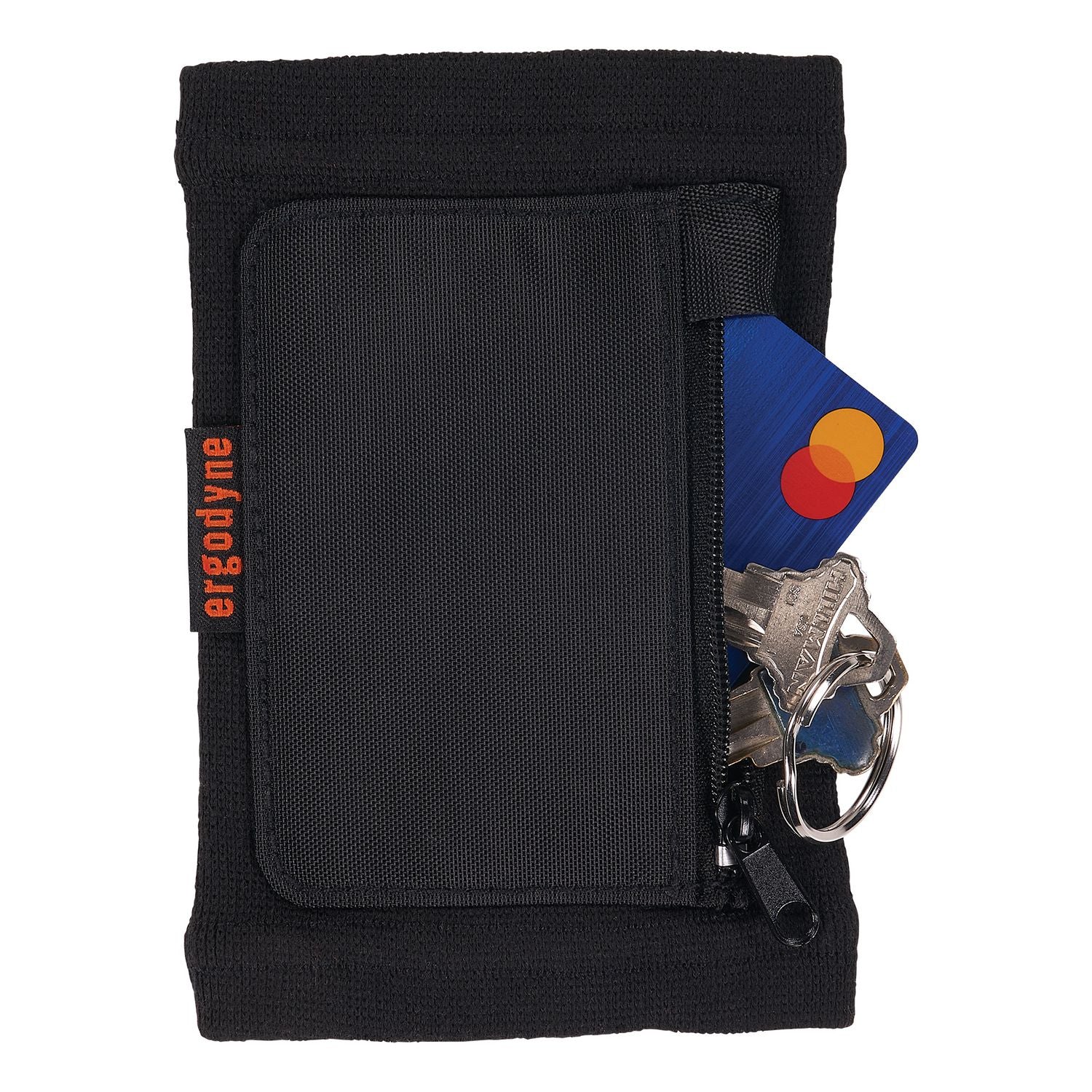 ergodyne Squids 3388 Wrist ID/Badge Holder, Vertical, Black, 3.5 x 5.5 Holder, 2.75 x 3.75 Insert (19960)