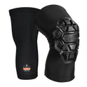 ergodyne ProFlex 550 Padded Knee Sleeves with 3-Layer Foam Cap, Slip-On, Large/X-Large, Black, Pair (18552)