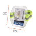 ergodyne Squids 3386 Arm Band ID/Badge Holder, Vertical, Hi-Vis Lime, 3.75 x 4.25 Holder, 2.5 x 4 Insert, 10/Pack (19974)