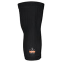 ergodyne ProFlex 550 Padded Knee Sleeves with 3-Layer Foam Cap, Slip-On, Small/Medium, Black, Pair (18550)