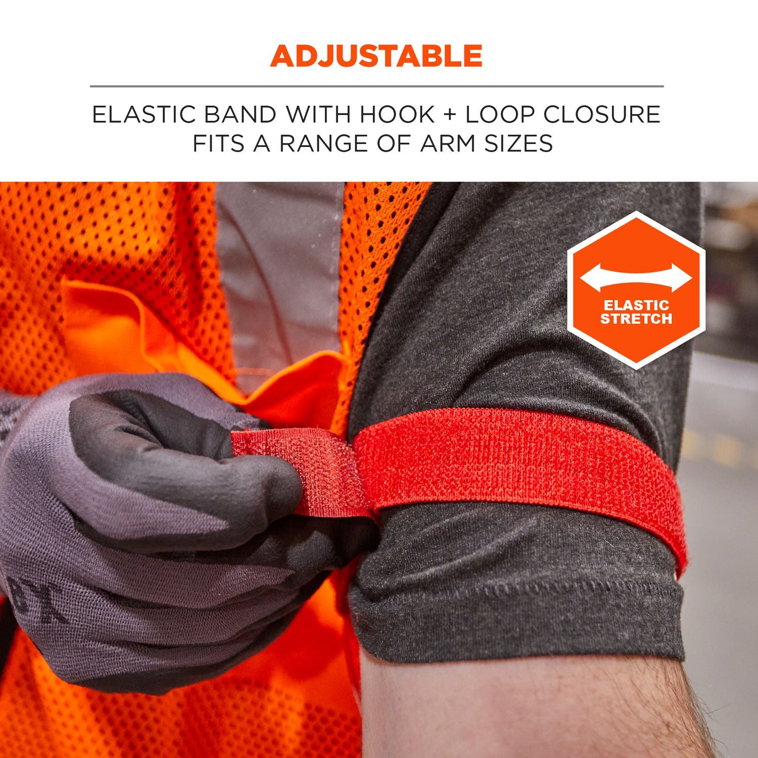 ergodyne Squids 3386 Arm Band ID/Badge Holder, Vertical, Red, 3.75 x 4.25 Holder, 2.5 x 4 Insert, 10/Pack (19969)