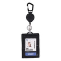 ergodyne Squids 3391 ID/Badge Reel, Extends 32", Black (19968)