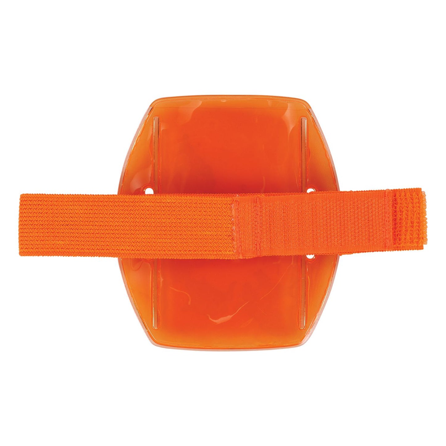 ergodyne Squids 3386 Arm Band ID/Badge Holder, Vertical, Orange, 3.75 x 4.25 Holder, 2.5 x 4 Insert, 10/Pack (19972)