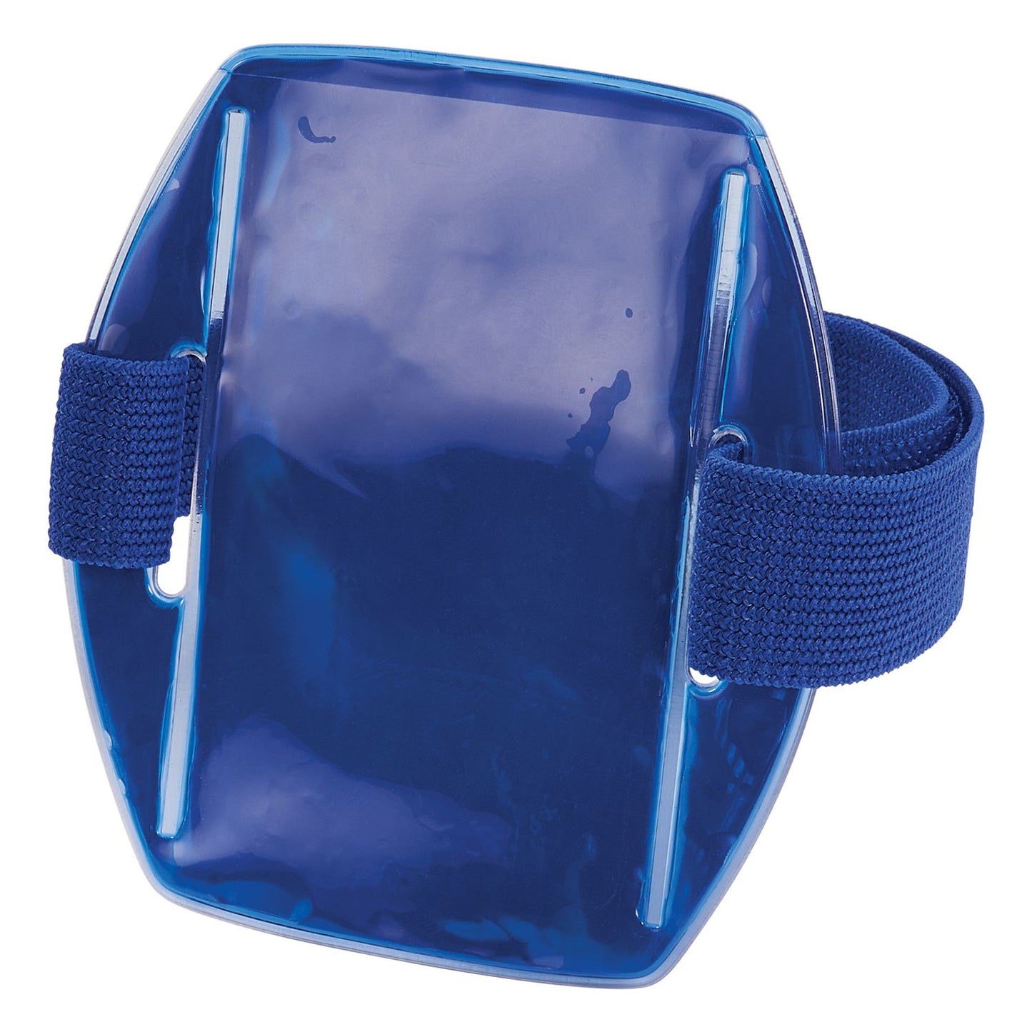 ergodyne Squids 3386 Arm Band ID/Badge Holder, Vertical, Blue, 3.75 x 4.25 Holder, 2.5 x 4 Insert, 10/Pack (19971)