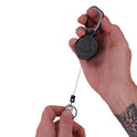 ergodyne Squids 3391 ID/Badge Reel, Extends 32", Black (19968)