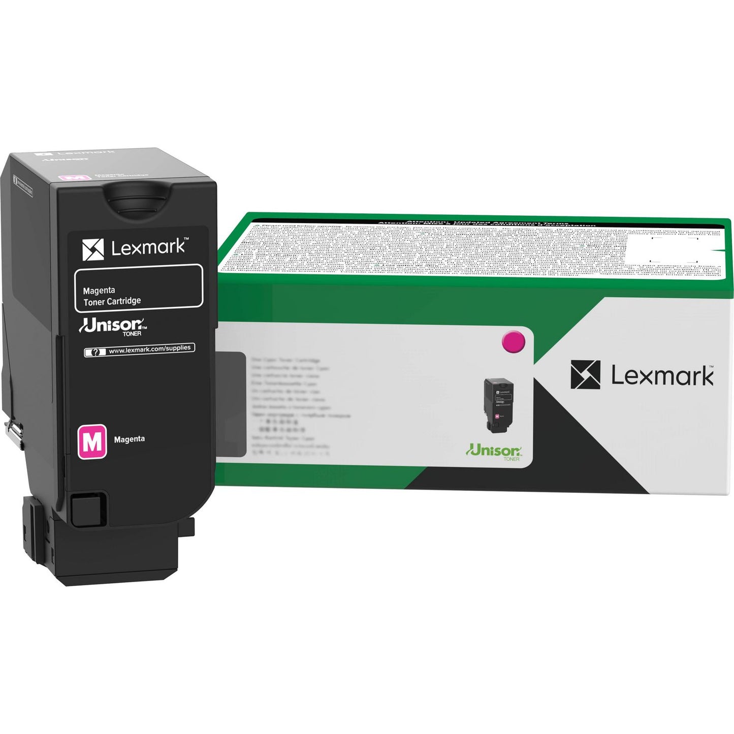 Lexmark 71C1XM0 Return Program Toner Cartridge, 12,500 Page-Yield, Magenta