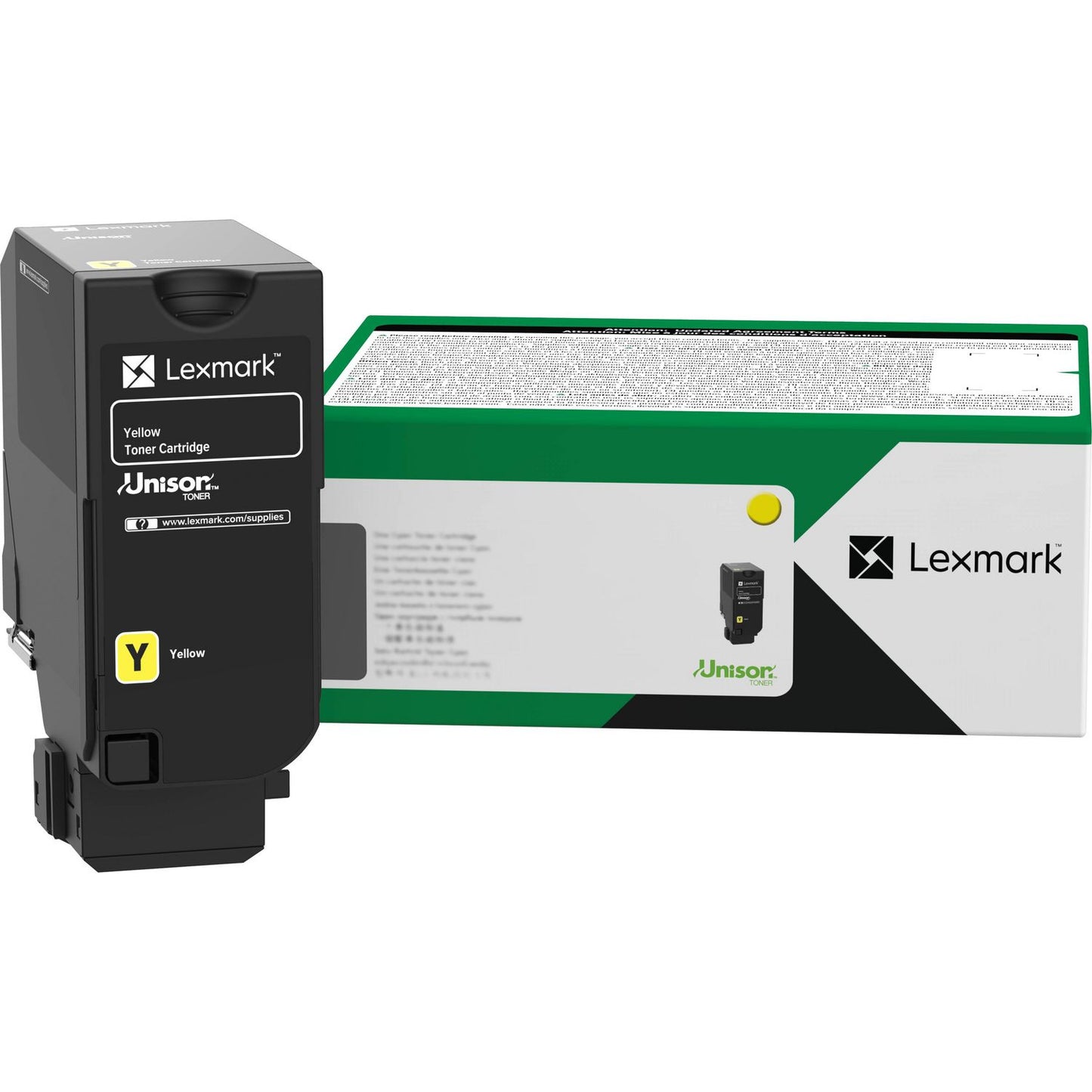 Lexmark 71C1HY0 Return Program Toner Cartridge, 10,500 Page-Yield, Yellow