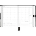 AT-A-GLANCE Foundation Undated Weekly/Monthly Planner, 8.5" x 6.75", Black Cover, 12-Month: Undated (FD20005)