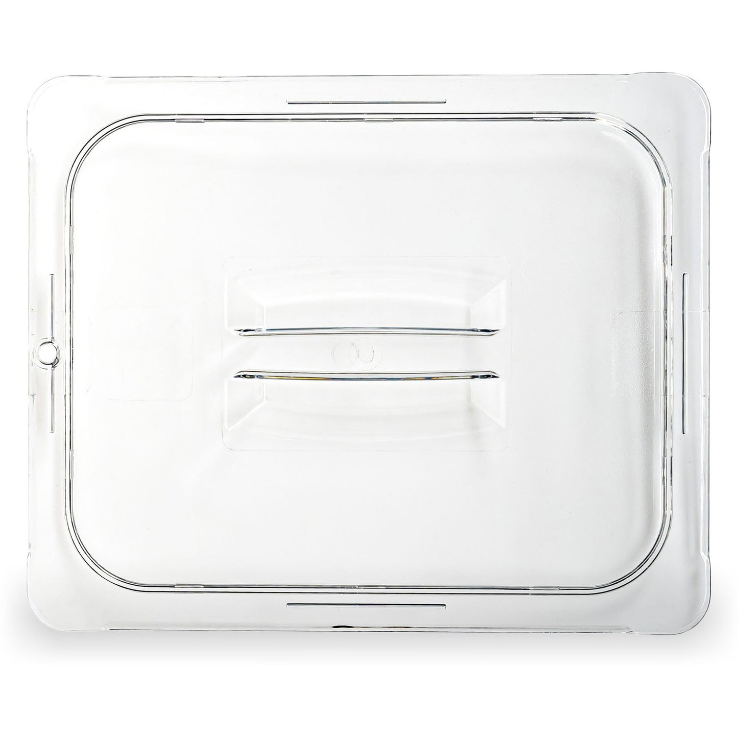 Carlisle StorPlus Polycarbonate Handled Universal Lid, 12.88 x 20.75 x 0.88, Clear, Plastic (10210U07)