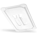 Carlisle StorPlus Polycarbonate Handled Universal Lid, 10.38 x 12.75 x 0.88, Clear, Plastic (10230U07)