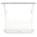 Carlisle StorPlus Polycarbonate Food Pan, 1.4 qt, 4.25 x 6.93 x 6, Clear, Plastic (3068807)