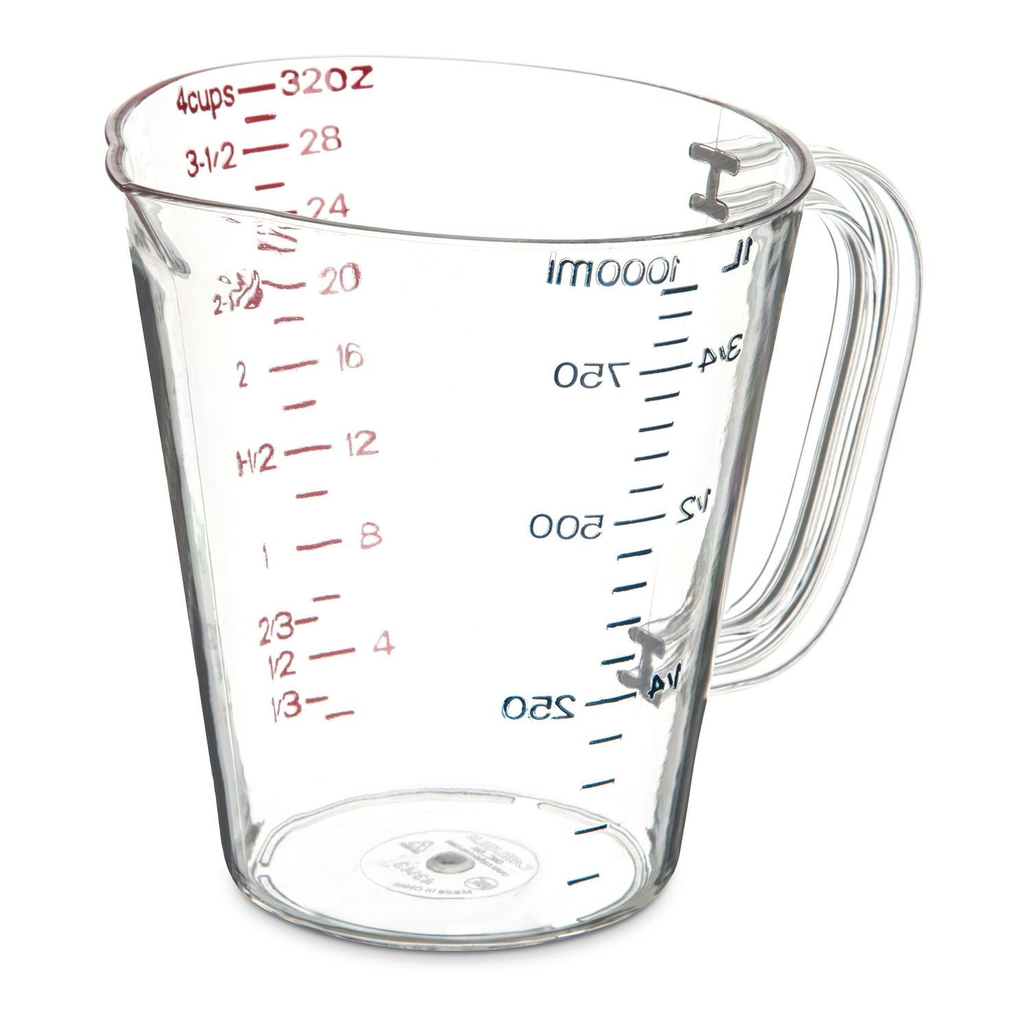 Carlisle Commercial Measuring Cup, 1 qt, Clear (4314307)