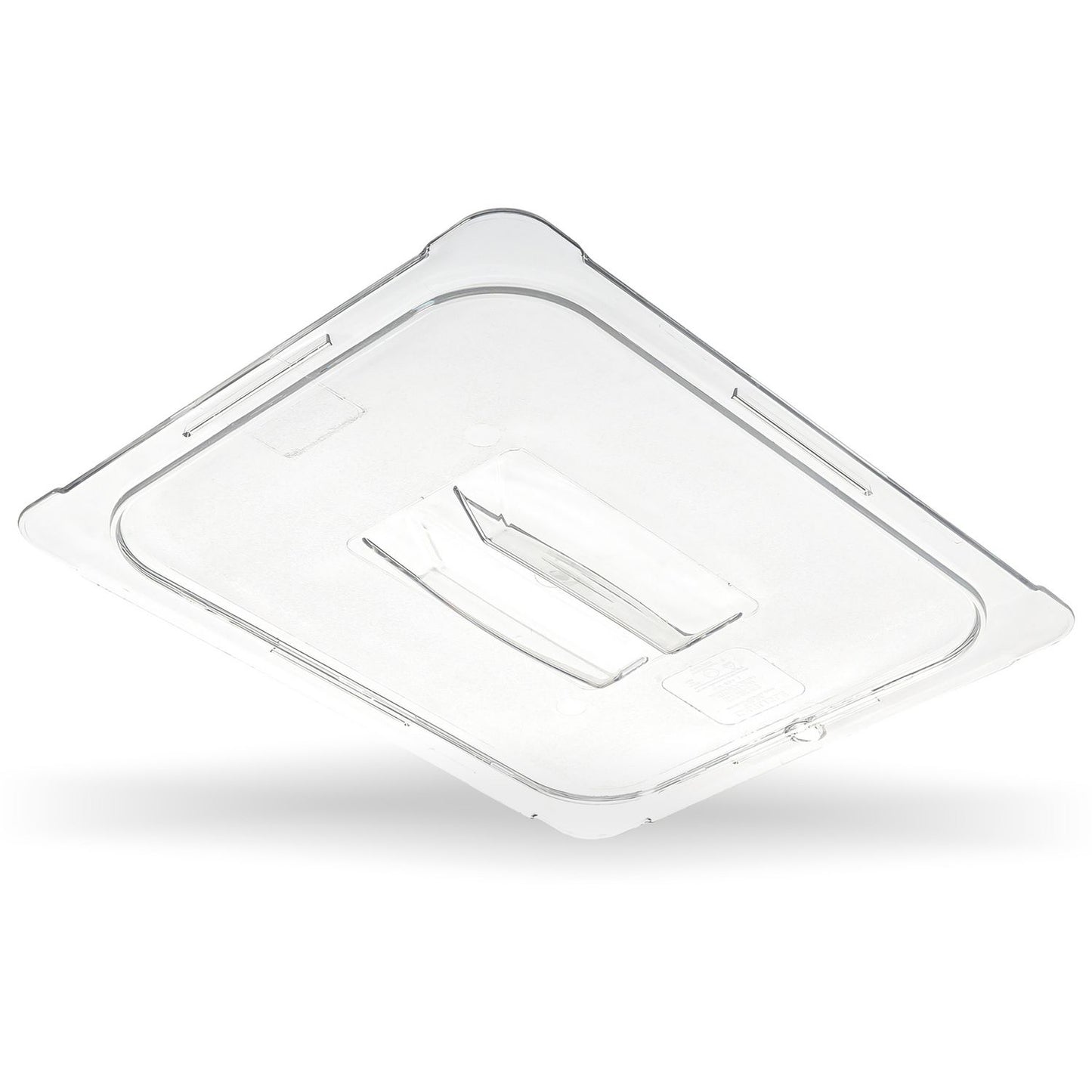 Carlisle StorPlus Polycarbonate Handled Universal Lid, 12.88 x 20.75 x 0.88, Clear, Plastic (10210U07)