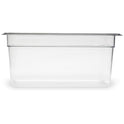 Carlisle StorPlus Polycarbonate Food Pan, 5.7 qt, 6.88 x 12.75 x 6, Clear, Plastic (3066207)