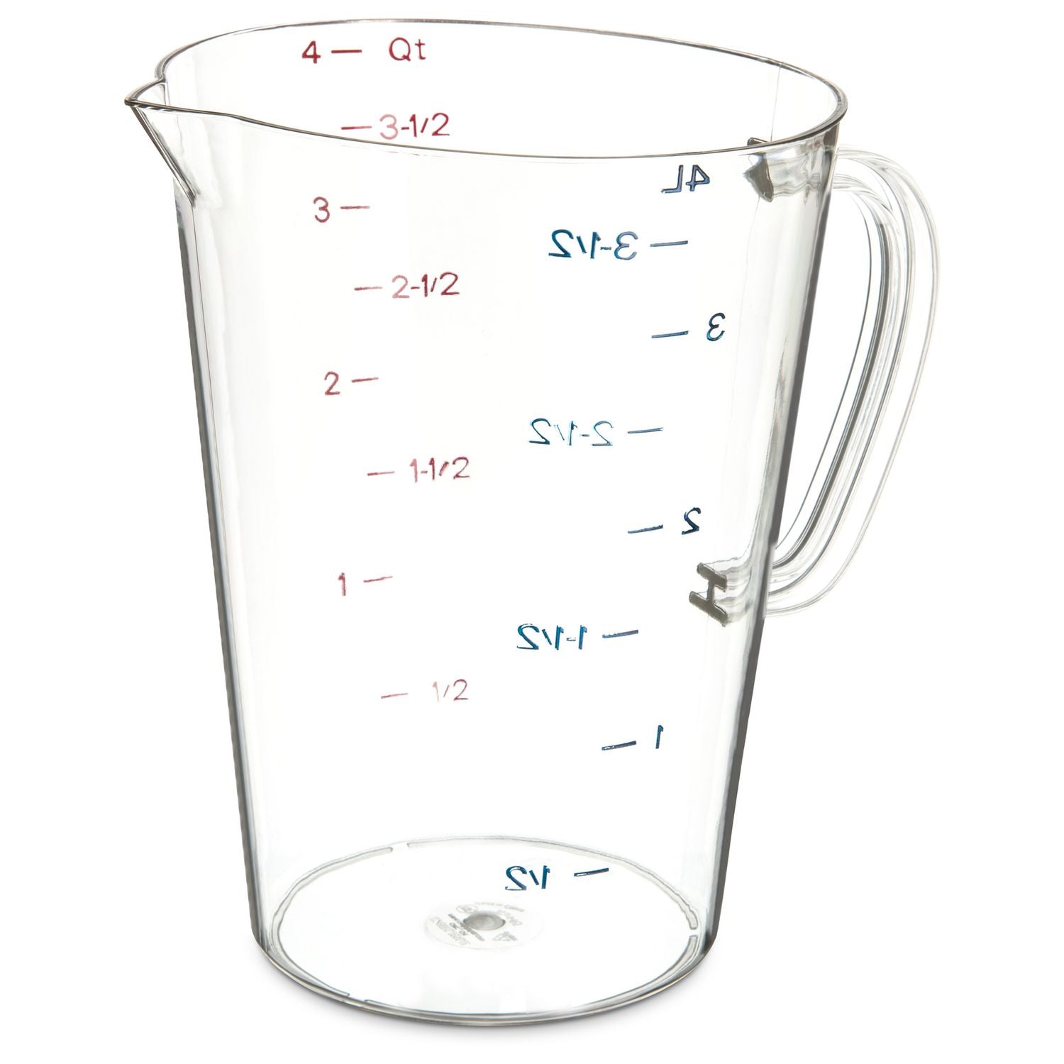 Carlisle Commercial Measuring Cup, 1 gal, Clear (4314507)