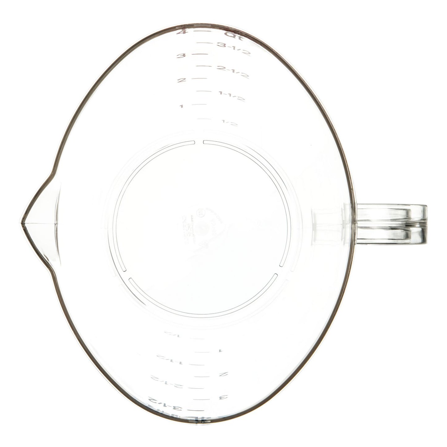 Carlisle Commercial Measuring Cup, 1 gal, Clear (4314507)