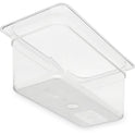 Carlisle StorPlus Polycarbonate Food Pan, 5.7 qt, 6.88 x 12.75 x 6, Clear, Plastic (3066207)