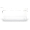 Carlisle StorPlus Polycarbonate Food Pan, 8.7 qt, 10.38 x 12.75 x 6, Clear, Plastic (10222B07)