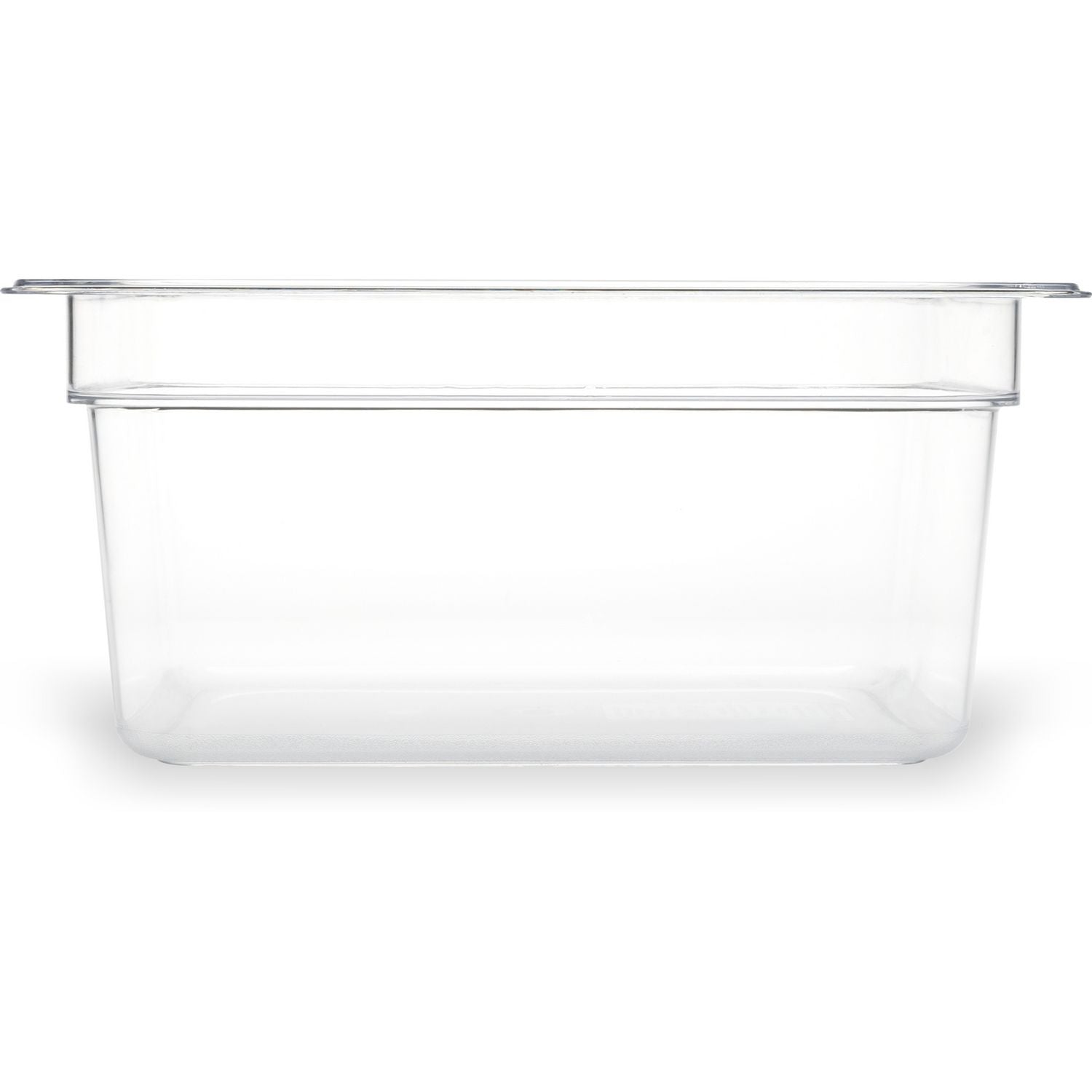 Carlisle StorPlus Polycarbonate Food Pan, 8.7 qt, 10.38 x 12.75 x 6, Clear, Plastic (10222B07)