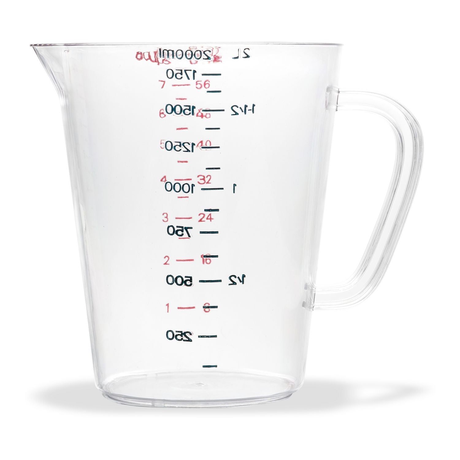 Carlisle Commercial Measuring Cup, 0.5 gal, Clear (4314407)