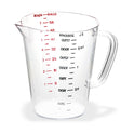 Carlisle Commercial Measuring Cup, 0.5 gal, Clear (4314407)