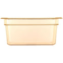 Carlisle StorPlus High Heat Food Pan, 8.7 qt, 10.38 x 12.75 x 6, Amber, Plastic (10422B13)