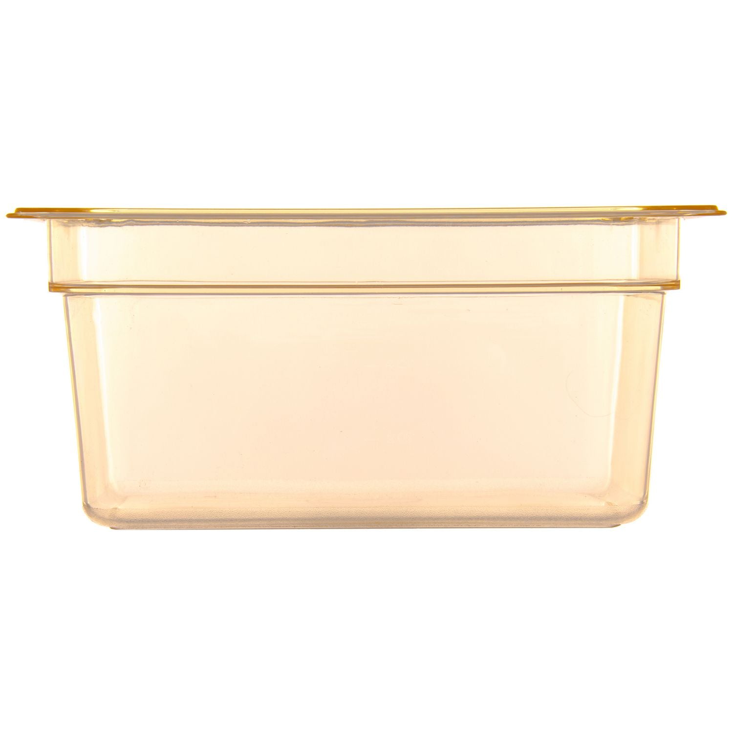 Carlisle StorPlus High Heat Food Pan, 8.7 qt, 10.38 x 12.75 x 6, Amber, Plastic (10422B13)