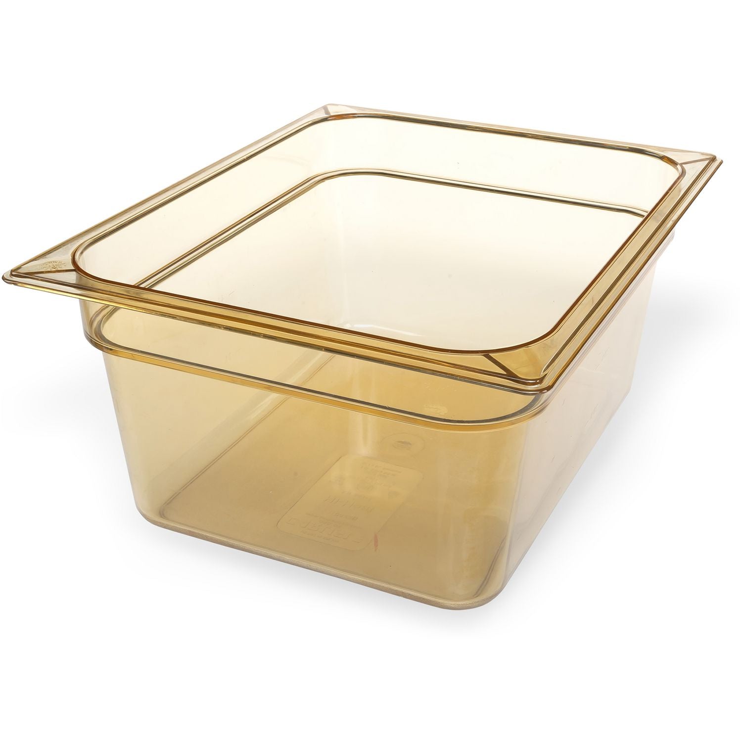 Carlisle StorPlus High Heat Food Pan, 8.7 qt, 10.38 x 12.75 x 6, Amber, Plastic (10422B13)