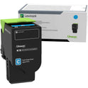 Lexmark 78C0UCG Return Program Ultra High-Yield Toner, 7,000 Page-Yield, Cyan