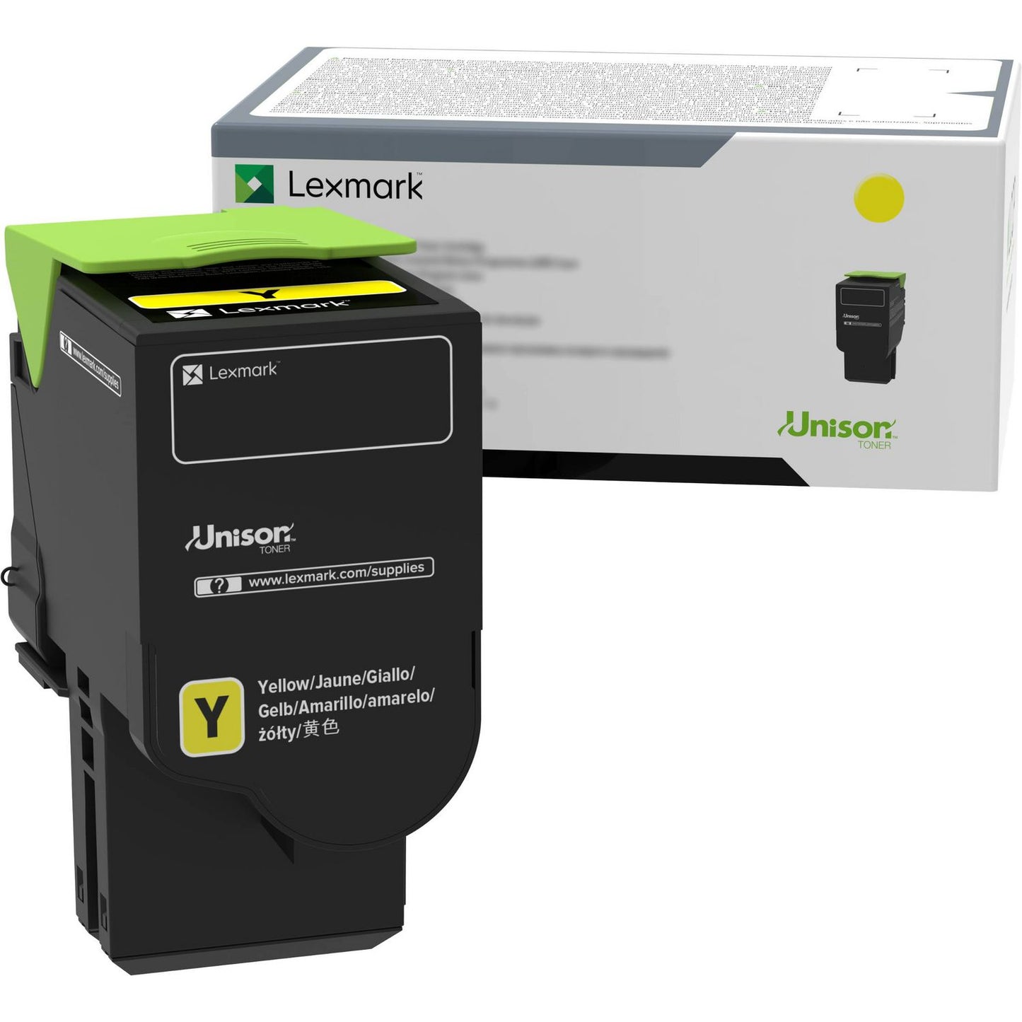 Lexmark 78C0XYG Return Program Extra High-Yield Tonerx, 5,000 Page-Yield, Yellow