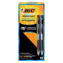 BIC Break-Resistant Mechanical Pencils with Erasers, 0.7 mm, HB (#2), Black Lead, Assorted Barrel Colors, Dozen (MV7PR11)