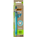 BIC Ecolutions Gel Pen, Retractable, Medium 1 mm, Black Ink, Blue Barrel, 4/Pack (RGLE4BK)