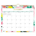 Blue Sky Day Designer Secret Garden Mint Monthly Wall Calendar, Floral Artwork, 11 x 8.75, Multicolor Sheets, 12-Month (Jan-Dec): 2025 (148632)
