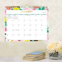 Blue Sky Day Designer Secret Garden Mint Monthly Wall Calendar, Floral Artwork, 11 x 8.75, Multicolor Sheets, 12-Month (Jan-Dec): 2025 (148632)
