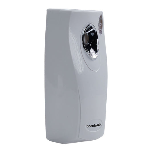 Boardwalk Metered Air Freshener Dispenser, 9.5" x 3.5" x 3.75", White, 12/Carton (908CT)