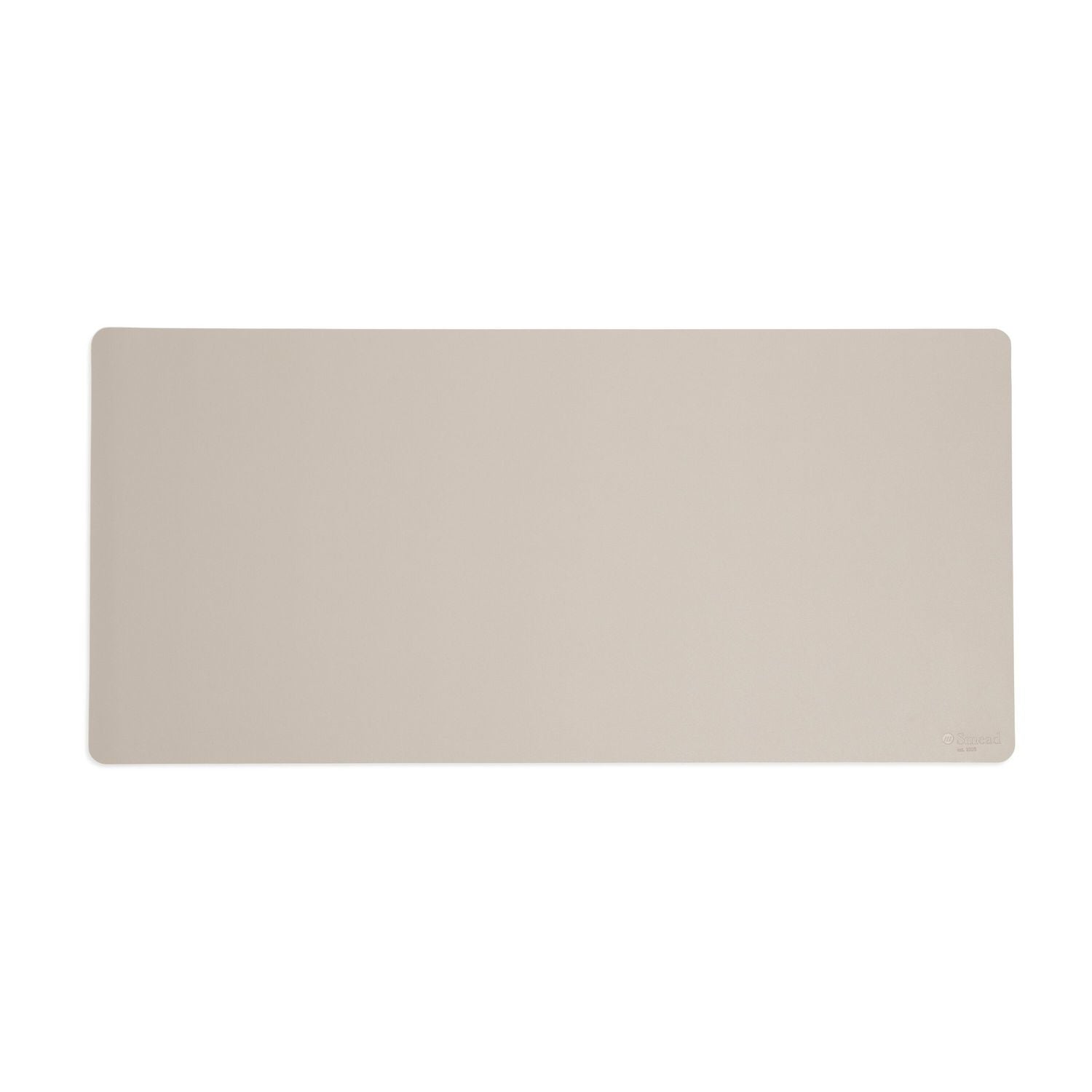 Smead Vegan Leather Desk Pads, 36 x 17, SandStone (64826)