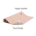 Smead Vegan Leather Desk Pads, 36 x 17, Light Pink (64829)