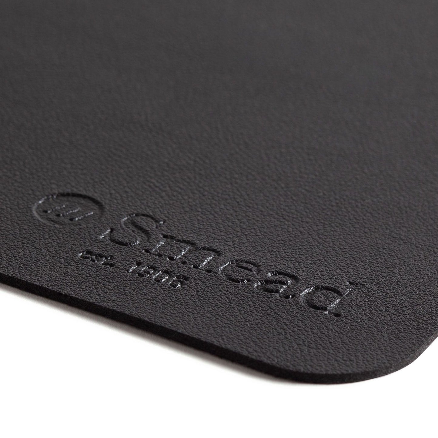 Smead Vegan Leather Desk Pads, 36 x 17, Charcoal (64828)