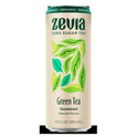 Zevia Zero Sugar Naturally Sweetened Green Tea, Green, 12 oz Can, 12/Carton (0170612)