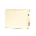 Smead Heavyweight End Tab File Jacket with 2" Expansion, Straight Tab, Letter Size, Manila, 25/Box (76910)