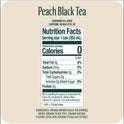 Zevia Zero Sugar Naturally Sweetened Black Tea, Peach, 12 oz Can, 12/Carton (0170412)