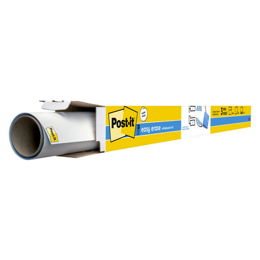 Post-it Easy Erase Permanent Marker Whiteboard Surface, 72 x 48, White Surface (EE6X4)