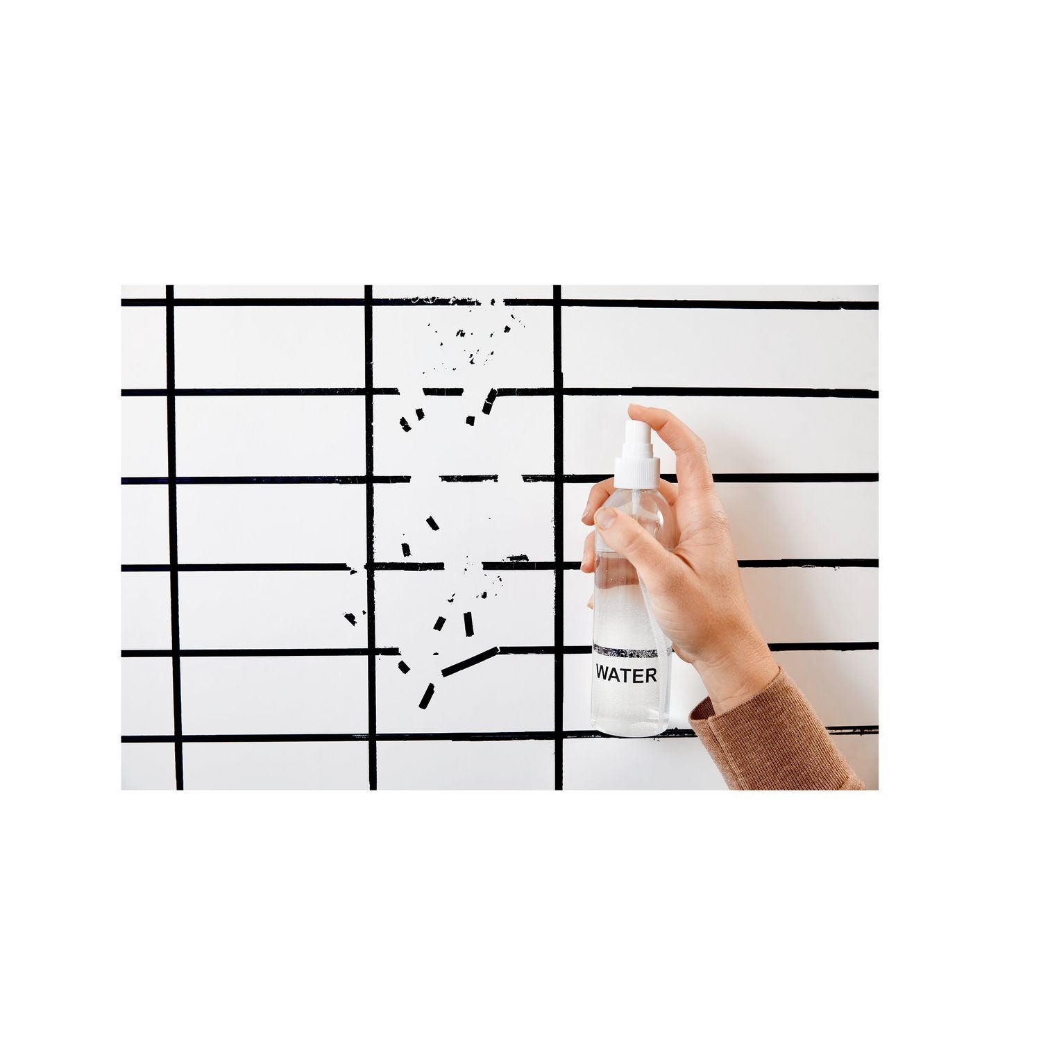 Post-it Easy Erase Permanent Marker Whiteboard Surface, 72 x 48, White Surface (EE6X4)