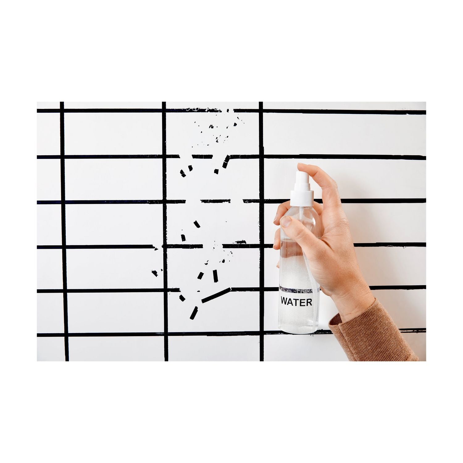 Post-it Easy Erase Permanent Marker Whiteboard Surface, 48 x 36, White Surface (EE4X3)