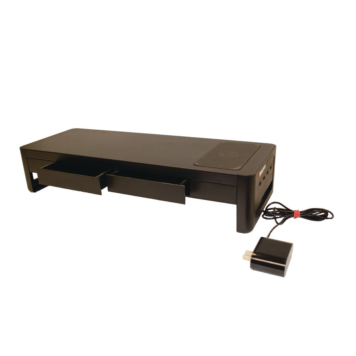 AbilityOne 7110017135323, SKILCRAFT Monitor Stand, 21.5 x 8 x 4.33, Black